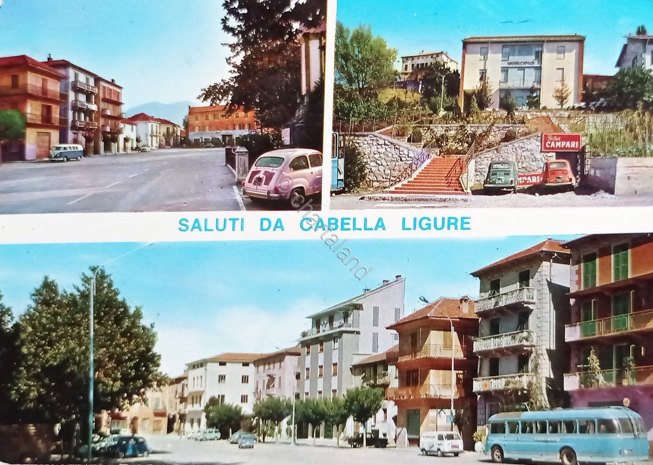 Cartolina - Cabella Ligure - Val Borbera - Scorci panoramici …