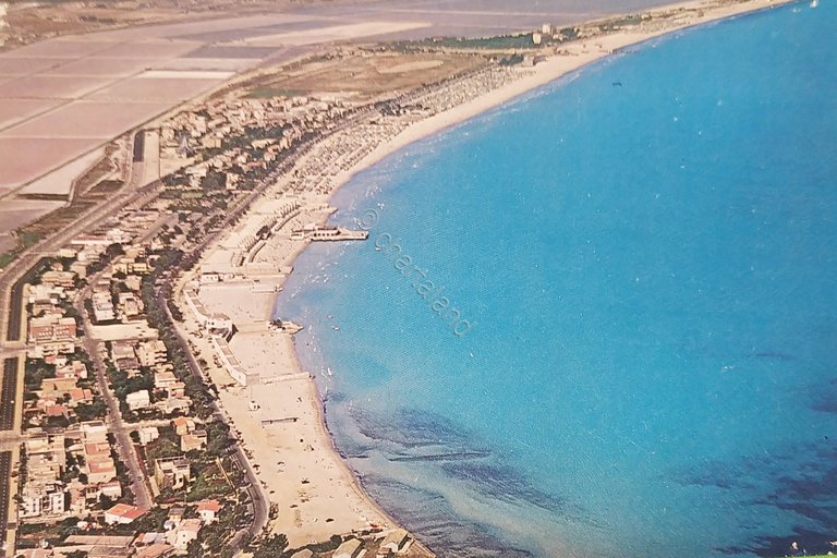 Cartolina - Cagliari - Lungomare Poetto ( Veduta aerea ) …