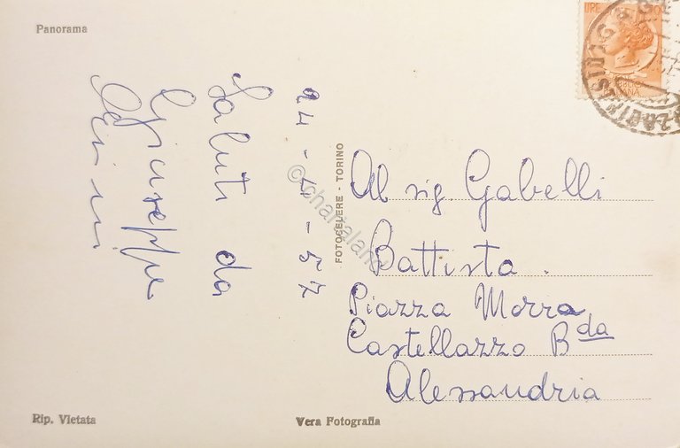 Cartolina - Cagliari - Panorama - 1957