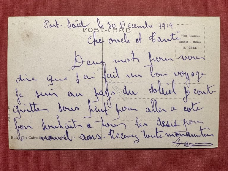 Cartolina - Cairo - Arab Village near the Pyramids - …