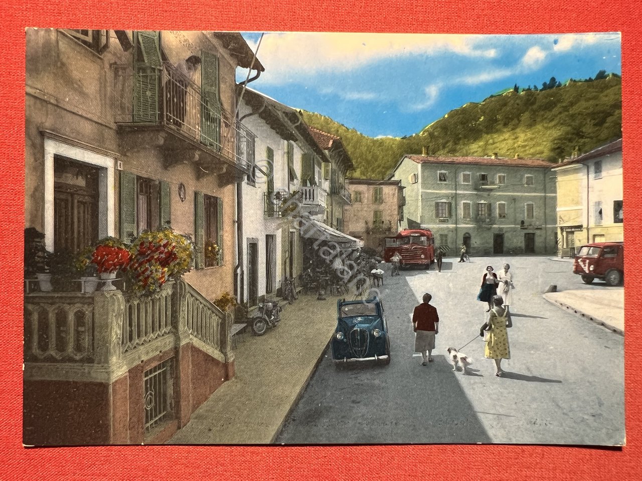 Cartolina - Calizzano ( Savona ) - Piazza Centrale - …