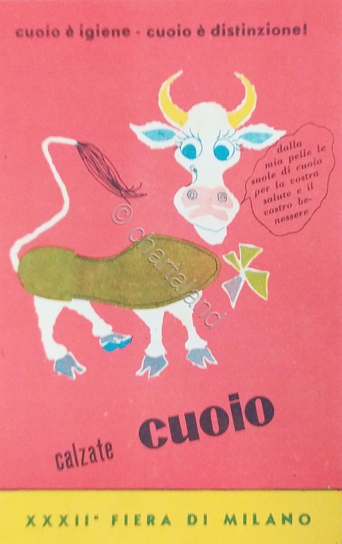 Cartolina - Calzate Cuoio - XXXII Fiera di Milano - …