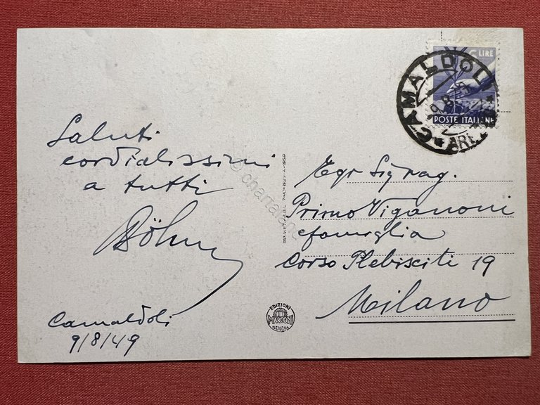 Cartolina - Camaldoli ( Arezzo ) - Chiostro di S. …