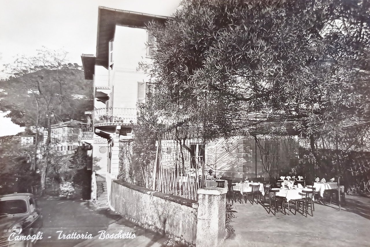 Cartolina - Camogli - Trattoria Boschetto - 1950 ca.