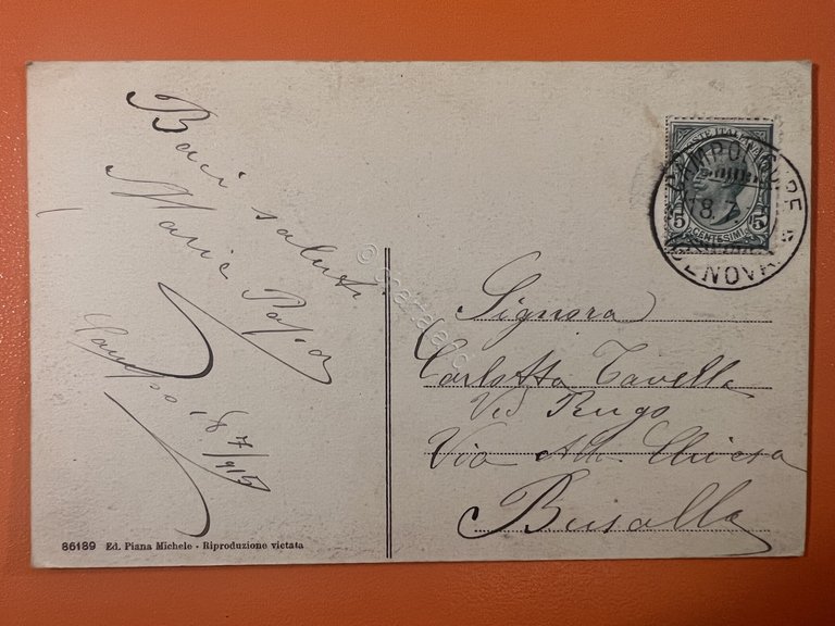 Cartolina - Campo Ligure ( Genova ) - Panorama - …