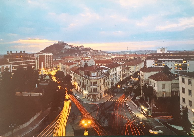 Cartolina - Campobasso - Notturno - 1968