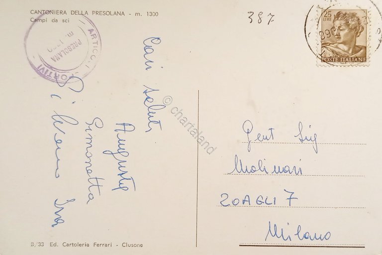 Cartolina - Cantoniera della Presolana - Campi di sci - … | Immagine Gallery 5