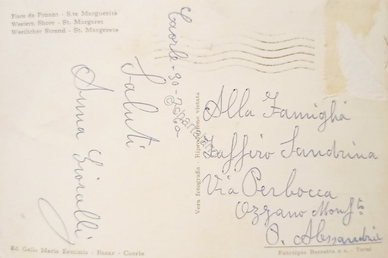 Cartolina - Caorle - Spiaggia di Ponente - S. Margherita …