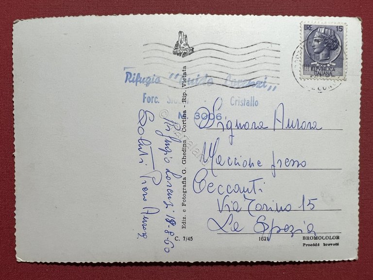 Cartolina - Capanna G. Lorenzi - Forcella Staunies - M. … | Immagine Gallery 4