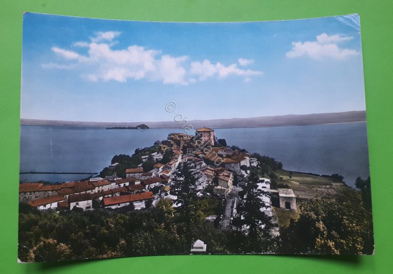 Cartolina - Capodimonte ( Viterbo ) - Panorama e Isola …