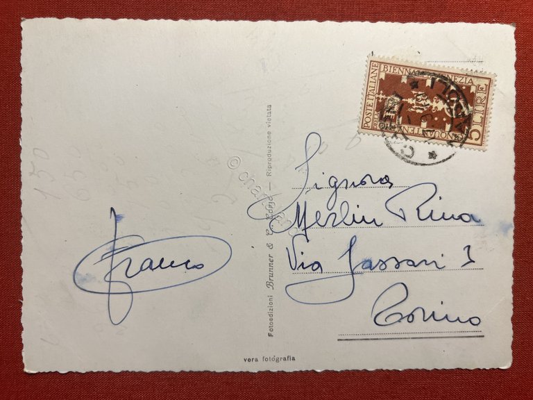 Cartolina - Capri - Il Campanile - 1949