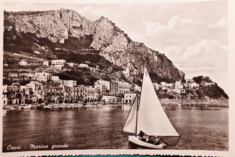 Cartolina - Capri - Marina grande - 1950 ca.