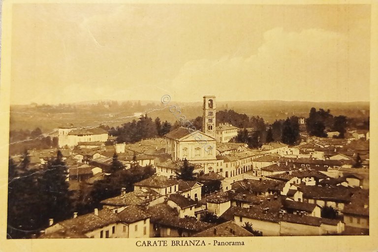 Cartolina - Carate Brianza - Panorama - 1953 | Immagine Gallery 3