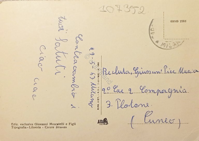 Cartolina - Carate Brianza - Panorama - 1953 | Immagine Gallery 4