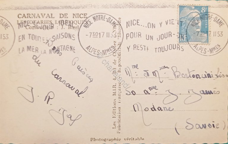 Cartolina - Carnaval De Nice - Les Otaries Loufoques - …