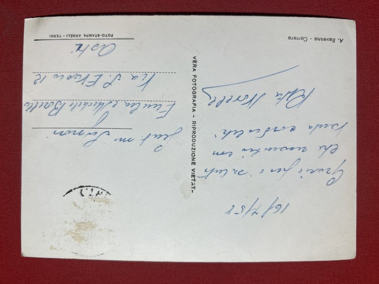 Cartolina - Carrara - Piazza Matteotti - 1958