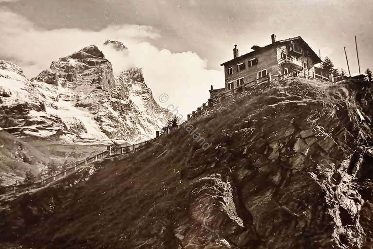 Cartolina - Casa Alpina S. Bernardo - Cervinia ( Aosta …