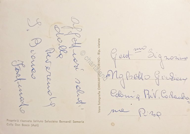 Cartolina - Casa nativa di S. Giovanni Bosco - Asti …