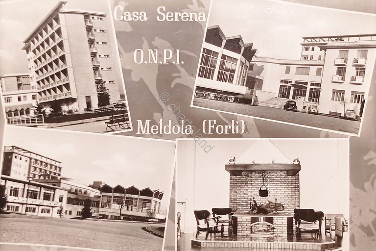 Cartolina - Casa Serena O. N. P. I. - Meldola …