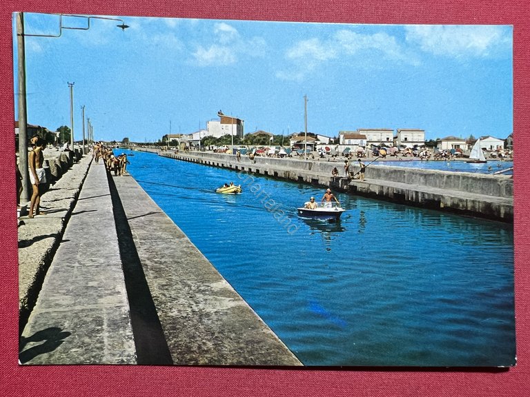 Cartolina - Casal Borsetti ( Ravenna ) - Porto Canale …