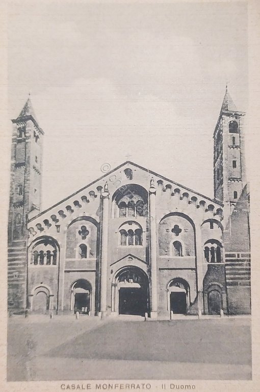 Cartolina - Casale Monferrato - Il Duomo - 1930 ca.