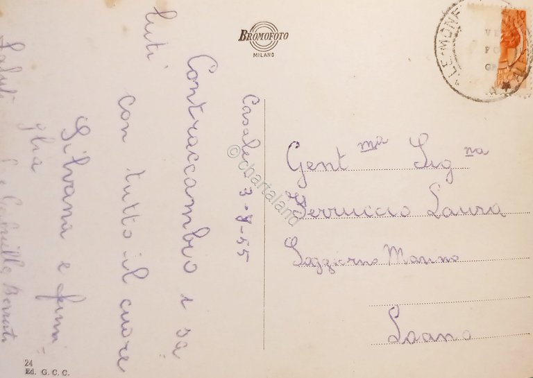 Cartolina - Casale Monferrato - Monumento a Giovanni Lanza e …