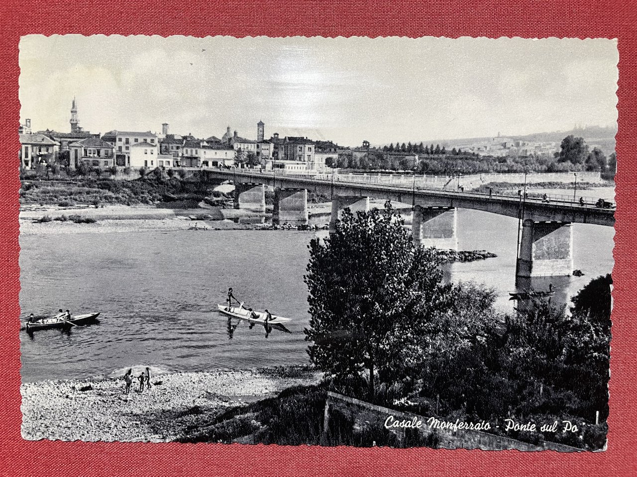 Cartolina - Casale Monferrato ( Alessandria ) - Ponte sul …