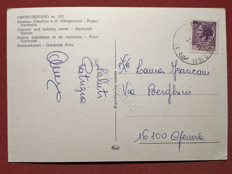 Cartolina - Castel del Piano - Stazione Climatica e di …