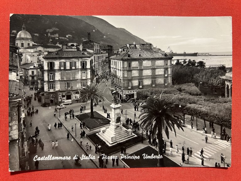 Cartolina - Castellammare di Stabia ( Napoli ) - Piazza …