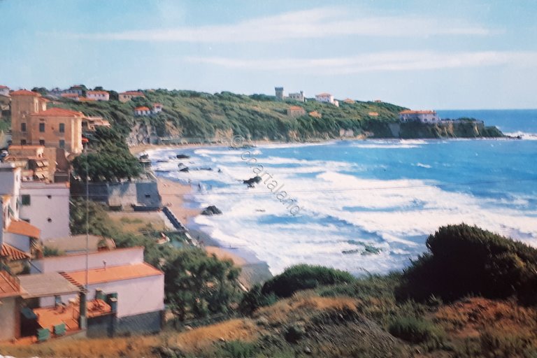 Cartolina - Castiglioncello - La grande balla e Hotel Mediterraneo …