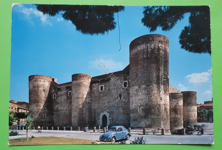 Cartolina - Catania - Castello Ursino - 1950 ca.
