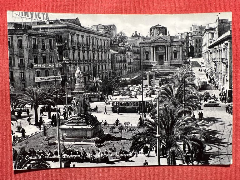 Cartolina - Catania - Piazza Stesicoro - Monumento e V. …