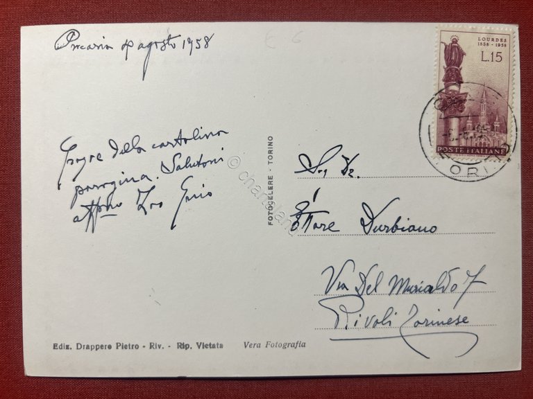 Cartolina - Ceres ( Torino ) - Panorama - Capoluogo …