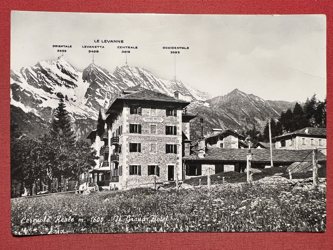 Cartolina - Ceresole Reale - Il Grand Hotel - 1950 …