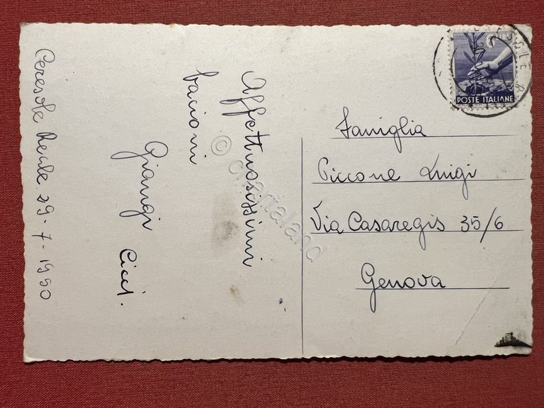 Cartolina - Ceresole Reale ( Torino ) - Lago e …