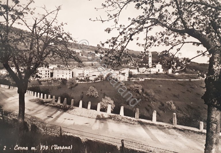 Cartolina - Cerna ( Verona ) - 1953