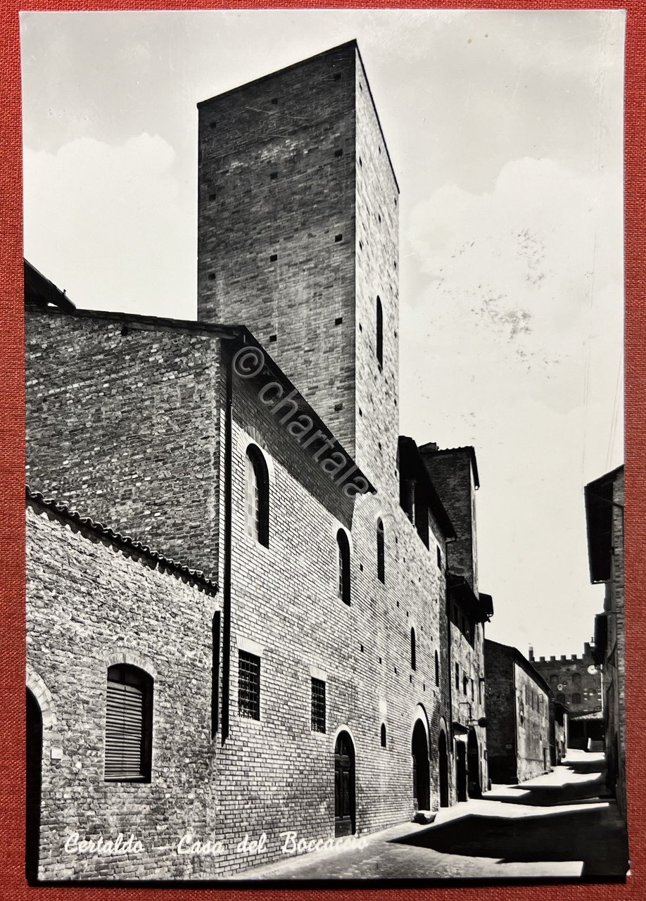 Cartolina - Certaldo ( Firenze ) - Casa del Boccaccio …