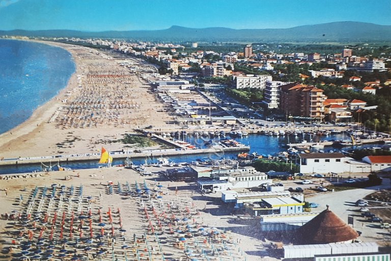 Cartolina - Cervia - Panorama aereo - 1972