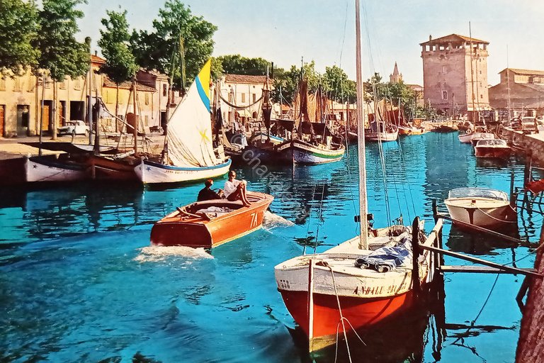 Cartolina - Cervia Milano Marittima - Porto Canale - 1967