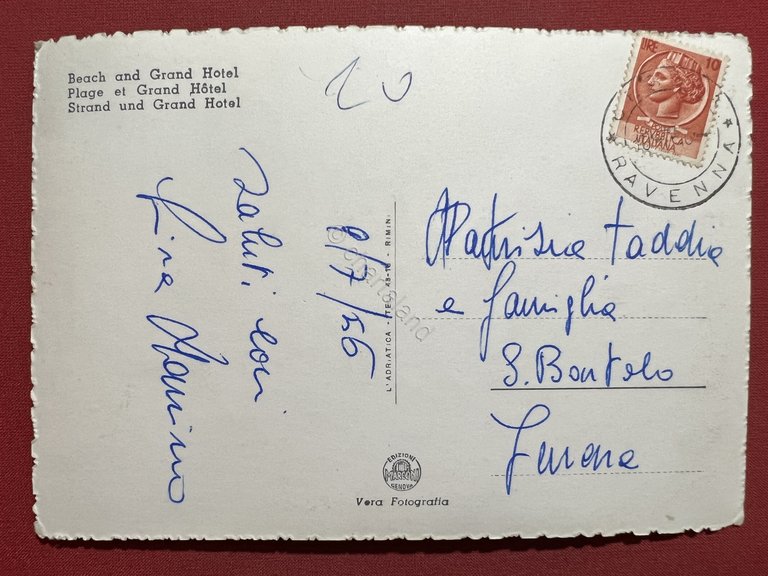 Cartolina - Cervia ( Ravenna ) - Spiaggia e Grand … | Immagine Gallery 4