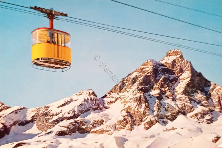 Cartolina - Cervinia - Breuil - Il Monte Cervino e …