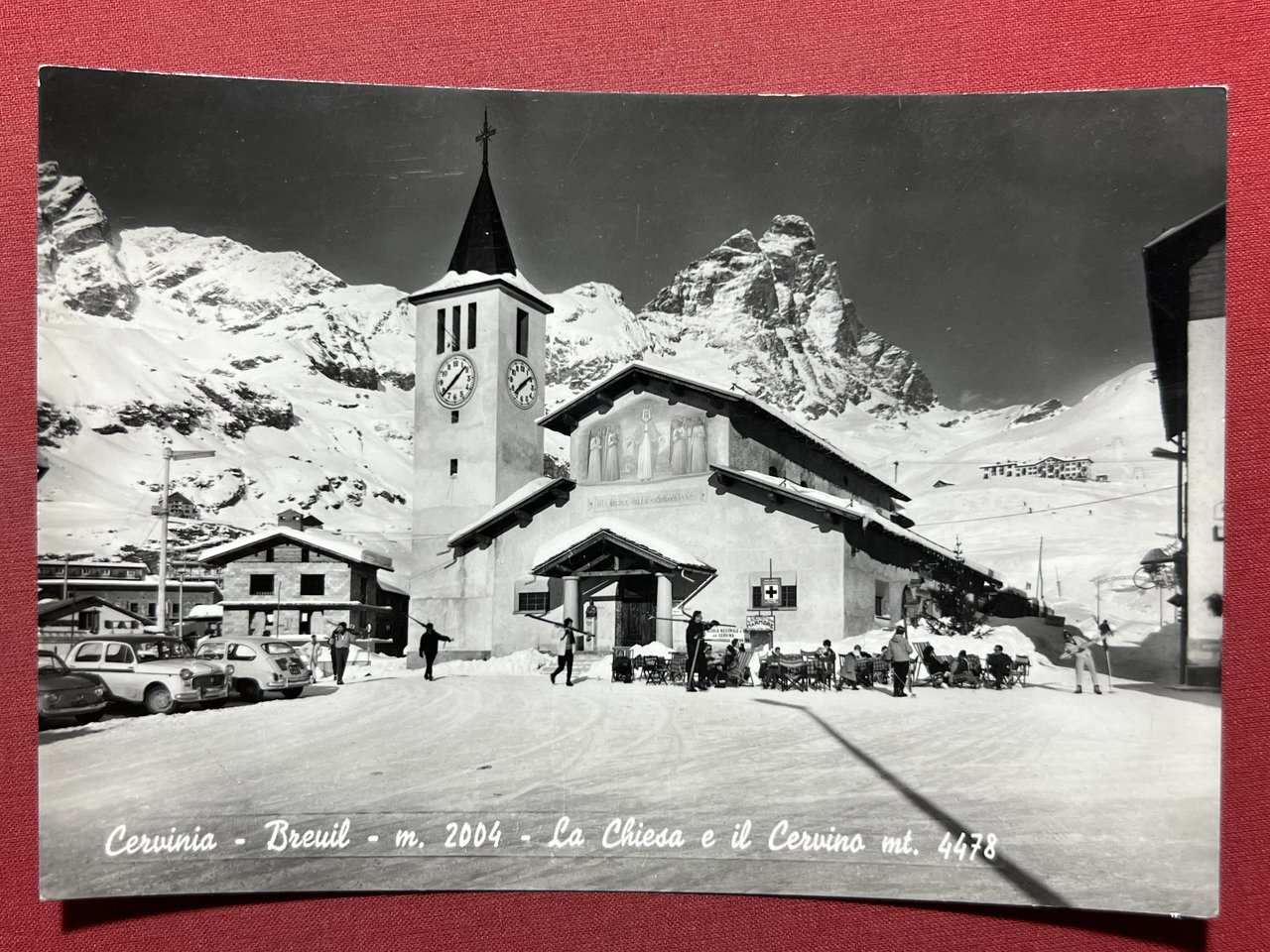 Cartolina - Cervinia - Breuil - La Chiesa e il …