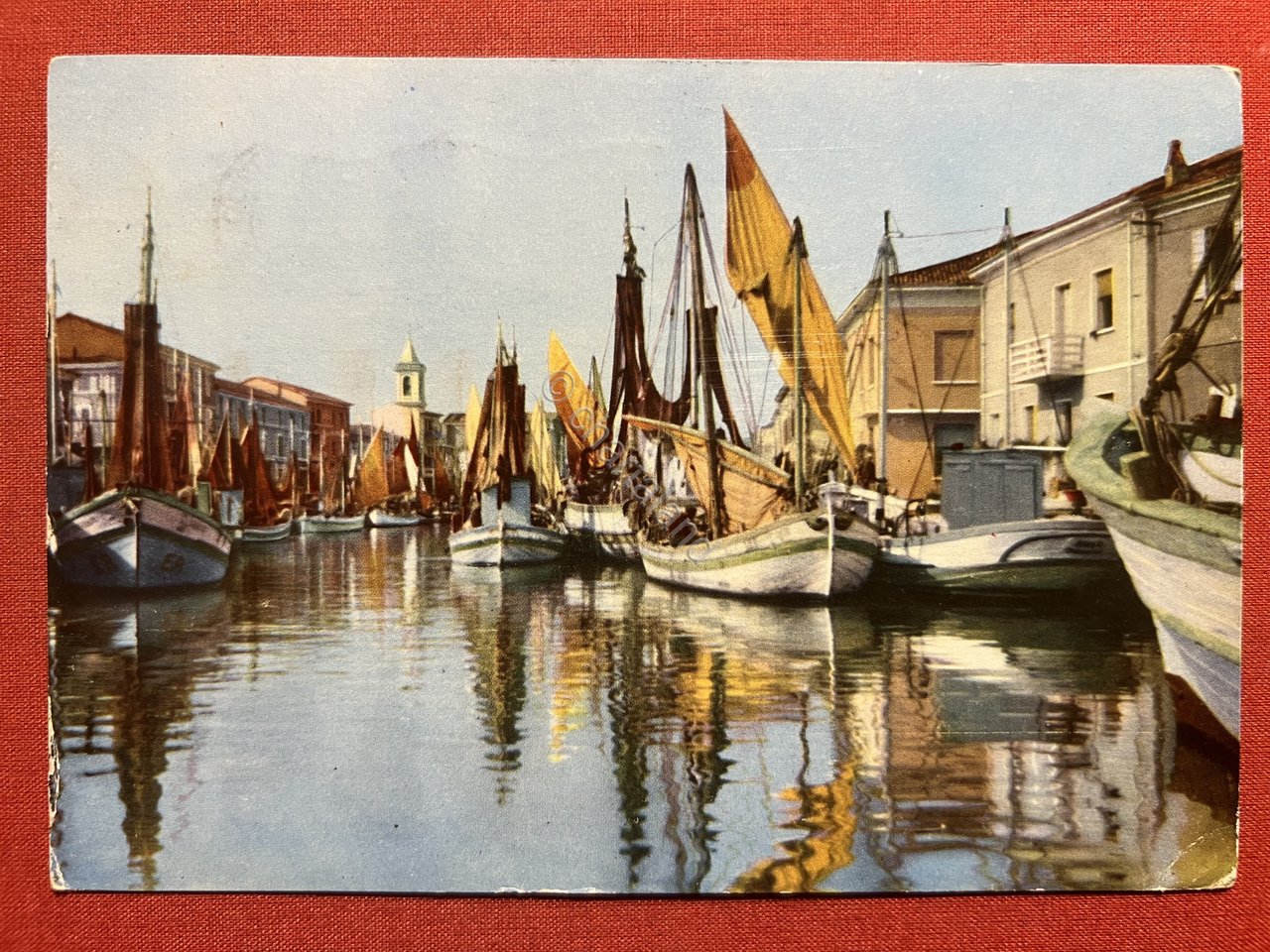Cartolina - Cesenatico - Porto Canale - 1956