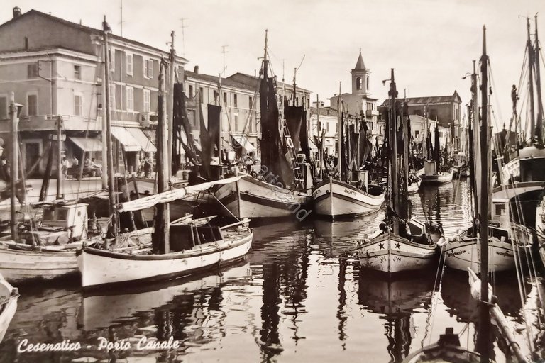 Cartolina - Cesenatico - Porto Canale - 1960 ca.