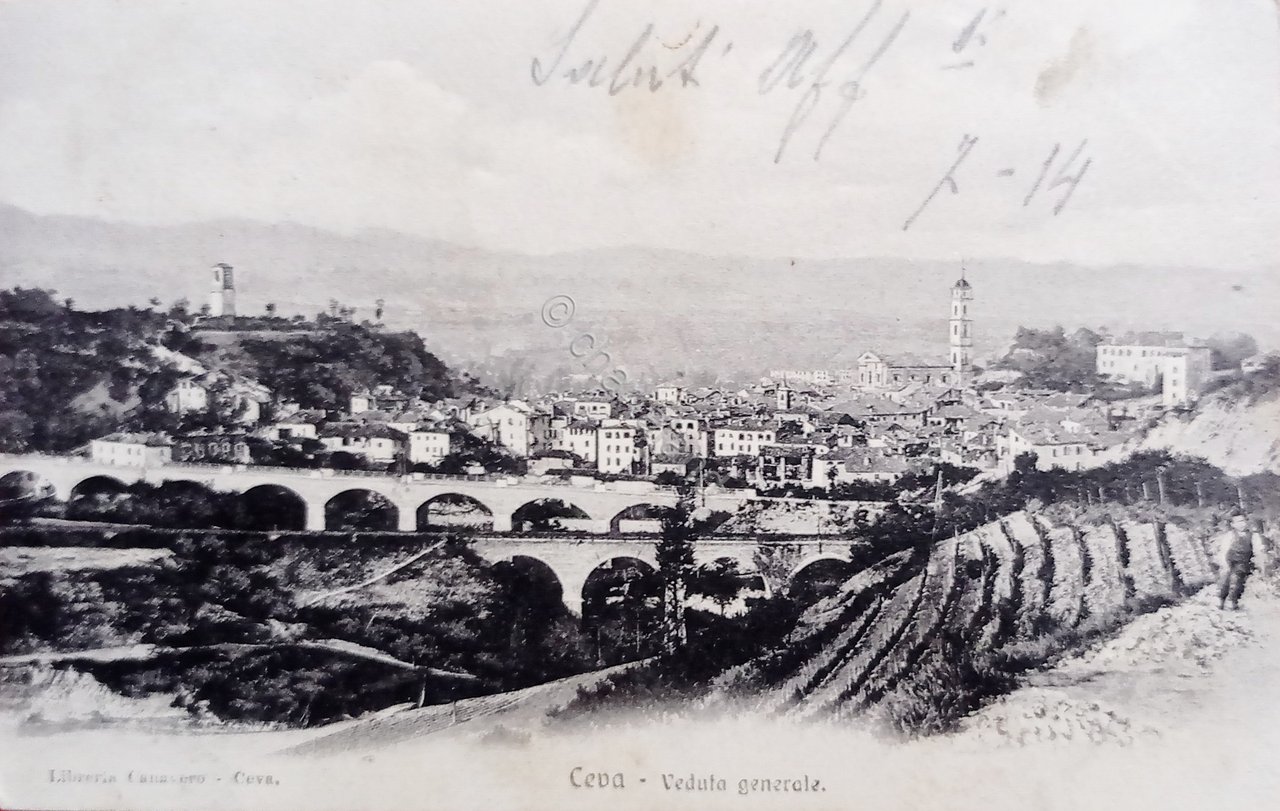 Cartolina - Ceva ( Cuneo ) - Veduta Generale - …