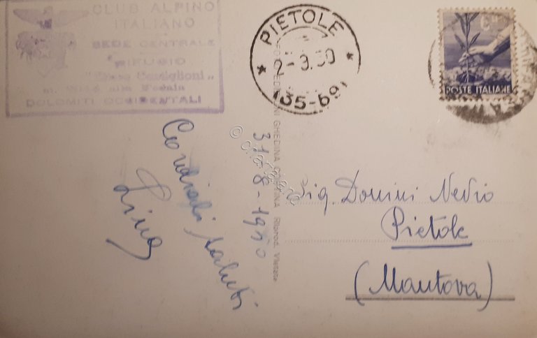 Cartolina - Chalet - Pian dei Fiacconi - Stazione Seggiovia …