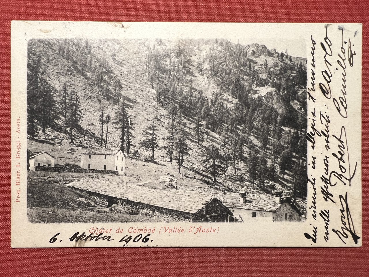 Cartolina - Chalet de Comboé ( Vallée d'Aoste ) - …