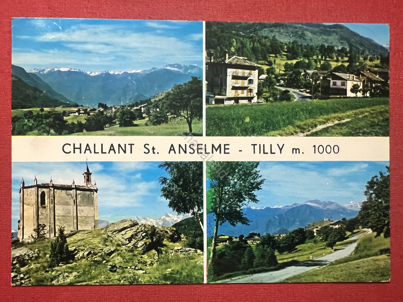 Cartolina - Challand St. Anselme ( Valle d'Aosta ) - …