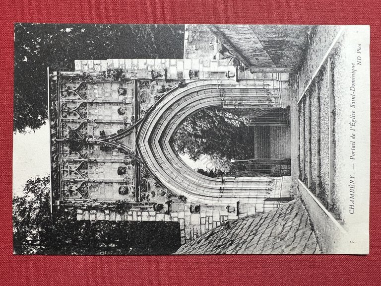 Cartolina - Chambery - Portail de l'Eglise Saint Dominique - …
