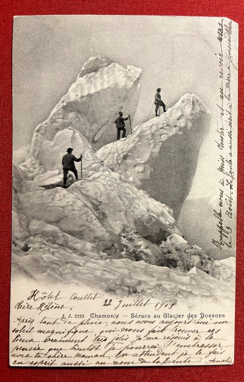 Cartolina - Chamonix - Seracs au Glacier des Bossons - …
